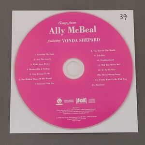 Songs from‎ Ally McBeal by Vonda Shepard (CD, 1998) Soundtrack - DISC ONLY